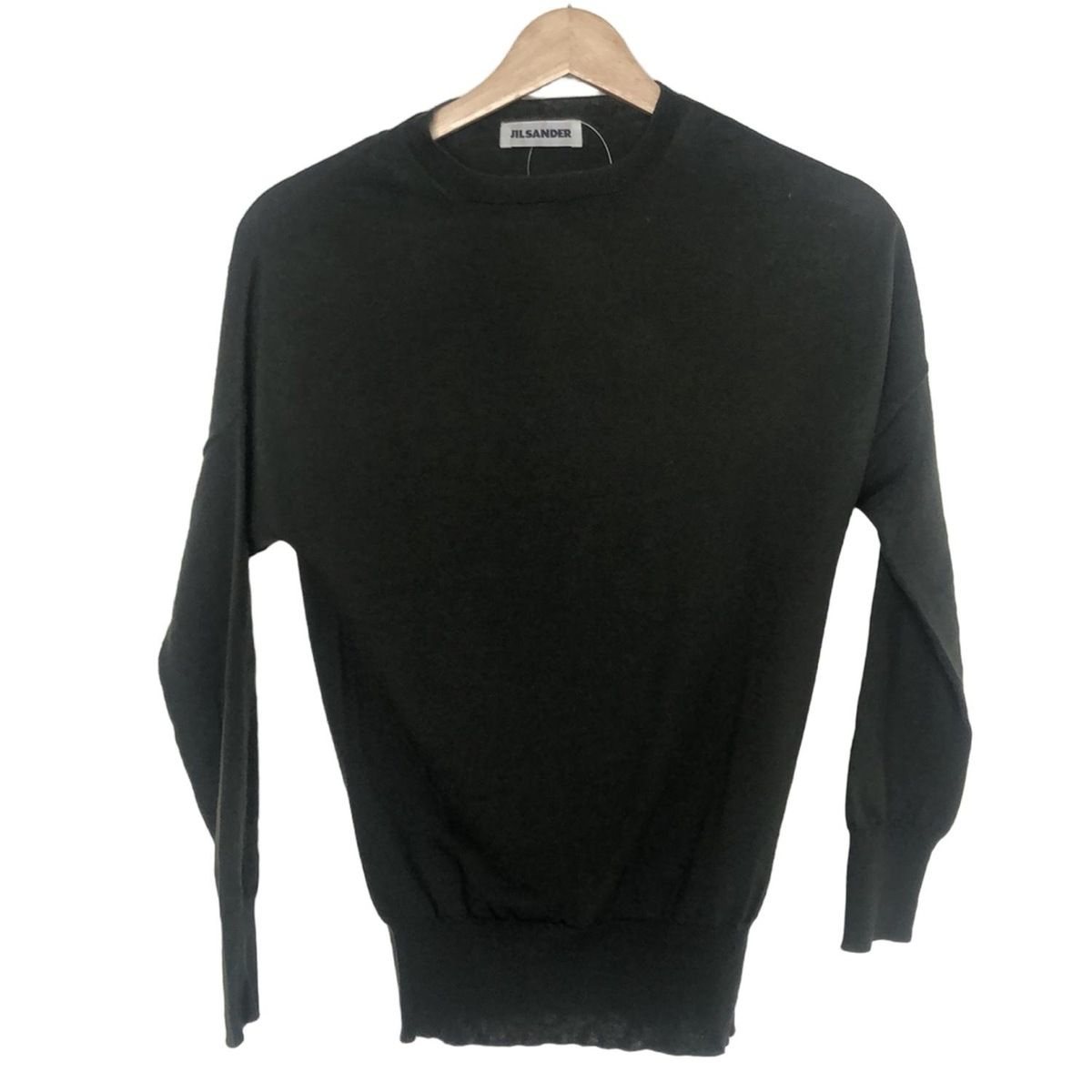 JILSANDER ジルサンダー 長袖セーター サイズ34 XS レディース - ダークグリーン クルーネック