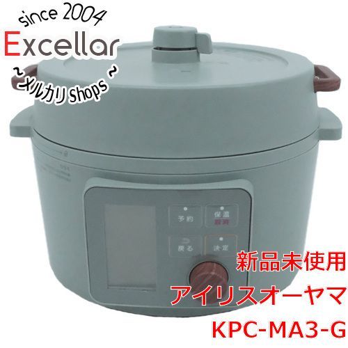 bn:3] アイリスオーヤマ 電気圧力鍋 3.0L 液晶タイプ KPC-MA3-G