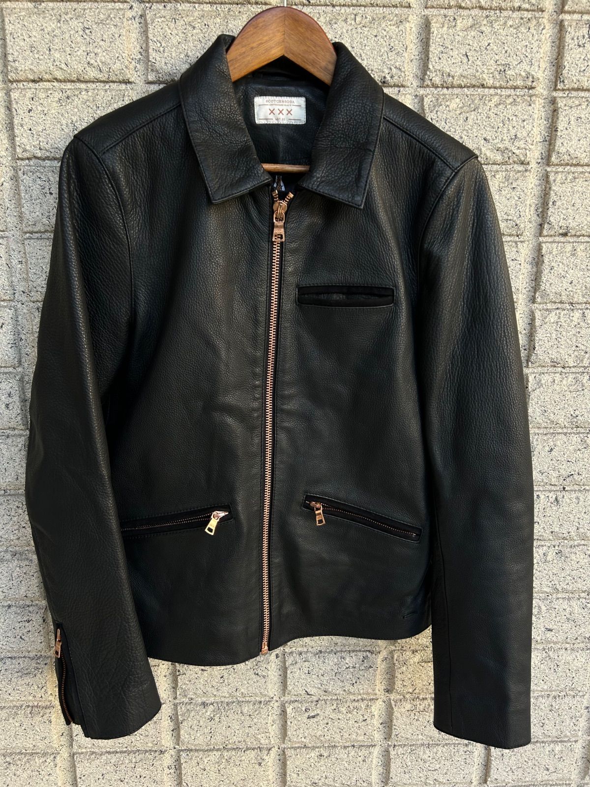 SCOTCH&SODA スコッチアンドソーダ 革ジャケット LOT.22 雑色店 - メルカリ