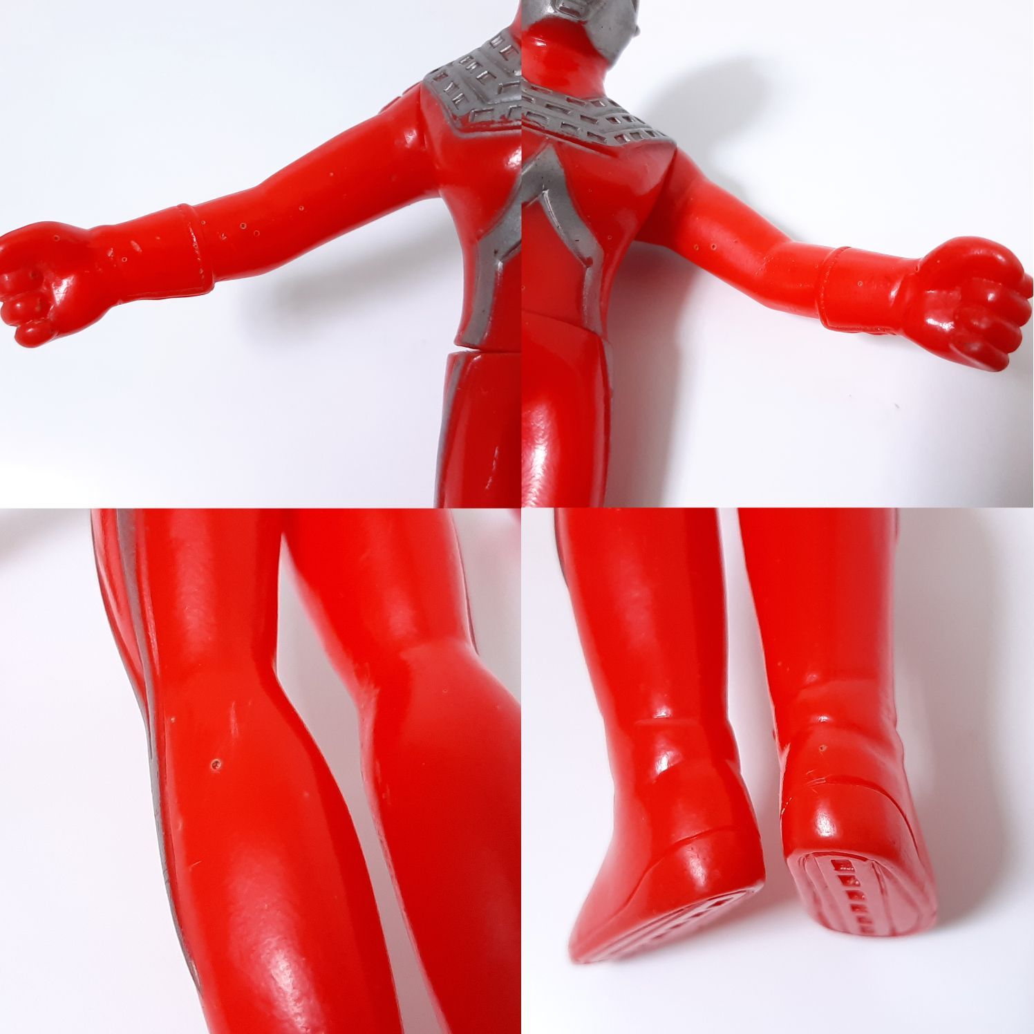 ポピー ウルトラセブン 足型付きソフビ キングザウルス 昭和レトロ 