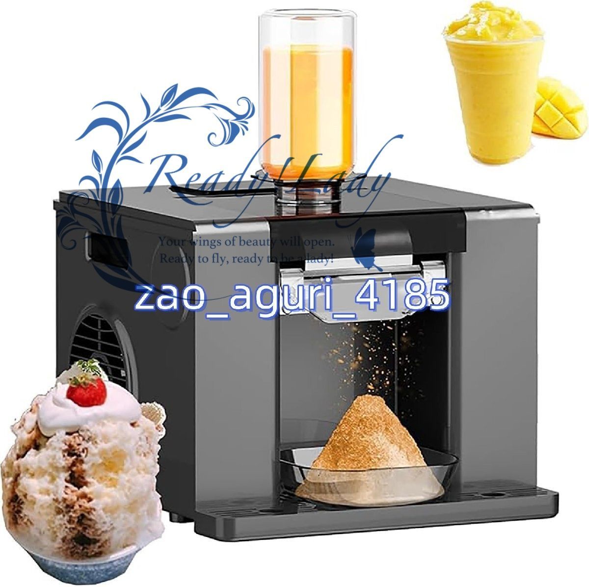 【動作確認済】ハイガー　HAIGE 業務用　ふわるわ　かき氷機　WF-A288 Amazon | HAIGE(ハイガー) かき氷機 電動 業務用 ふわふわ 台湾風 半