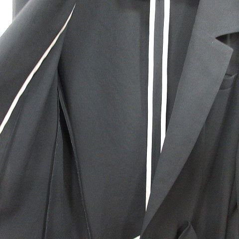 allureville ブラック テーラードジャケット allureville ジャケット テーラードジャケット スラブメッシュ