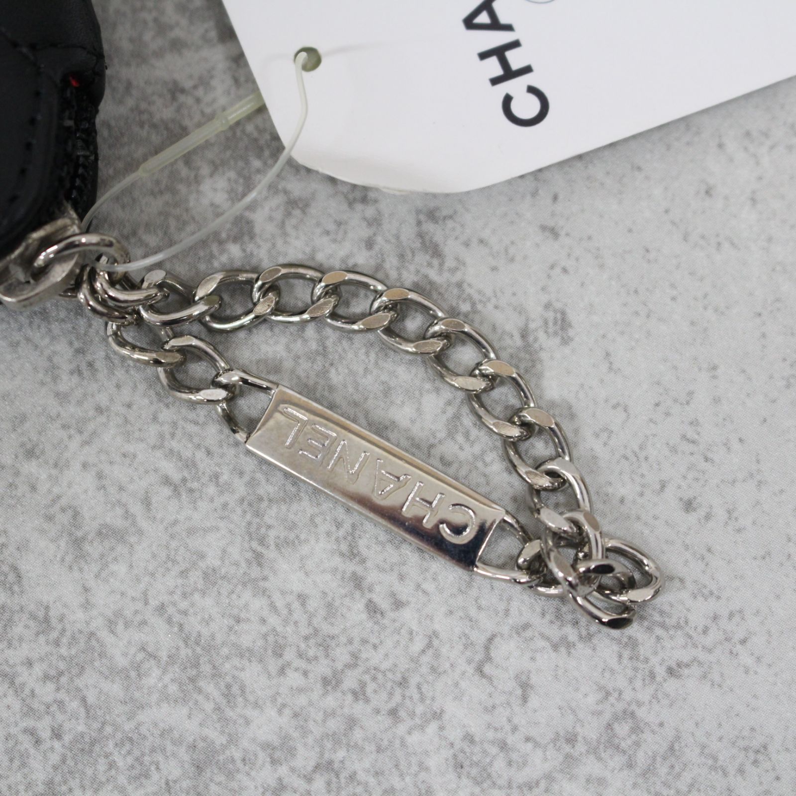 S068)【タグ付き/参考5.2万】CHANEL/シャネル カンボンライン ポーチ