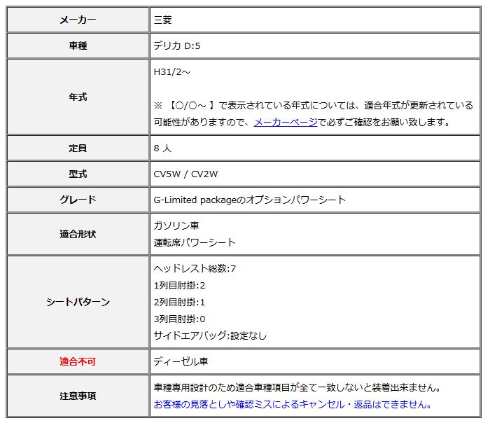 Clazzio クラッツィオ シートカバー L ライン デリカ D 5 CV5W | CV2W H31|2～ EM-0786