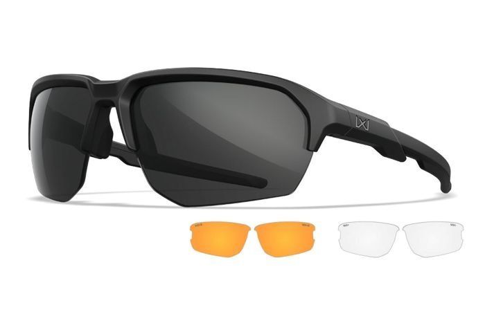 ワイリーエックス|CHJKL08 ジャッカル サングラス WX JAKL 3LP Matte Black Wiley X正規販売店 サバゲー