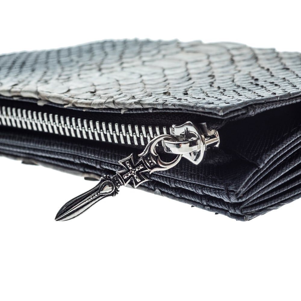 グレーパイソンミディアムウォレット アルテミスクラシック