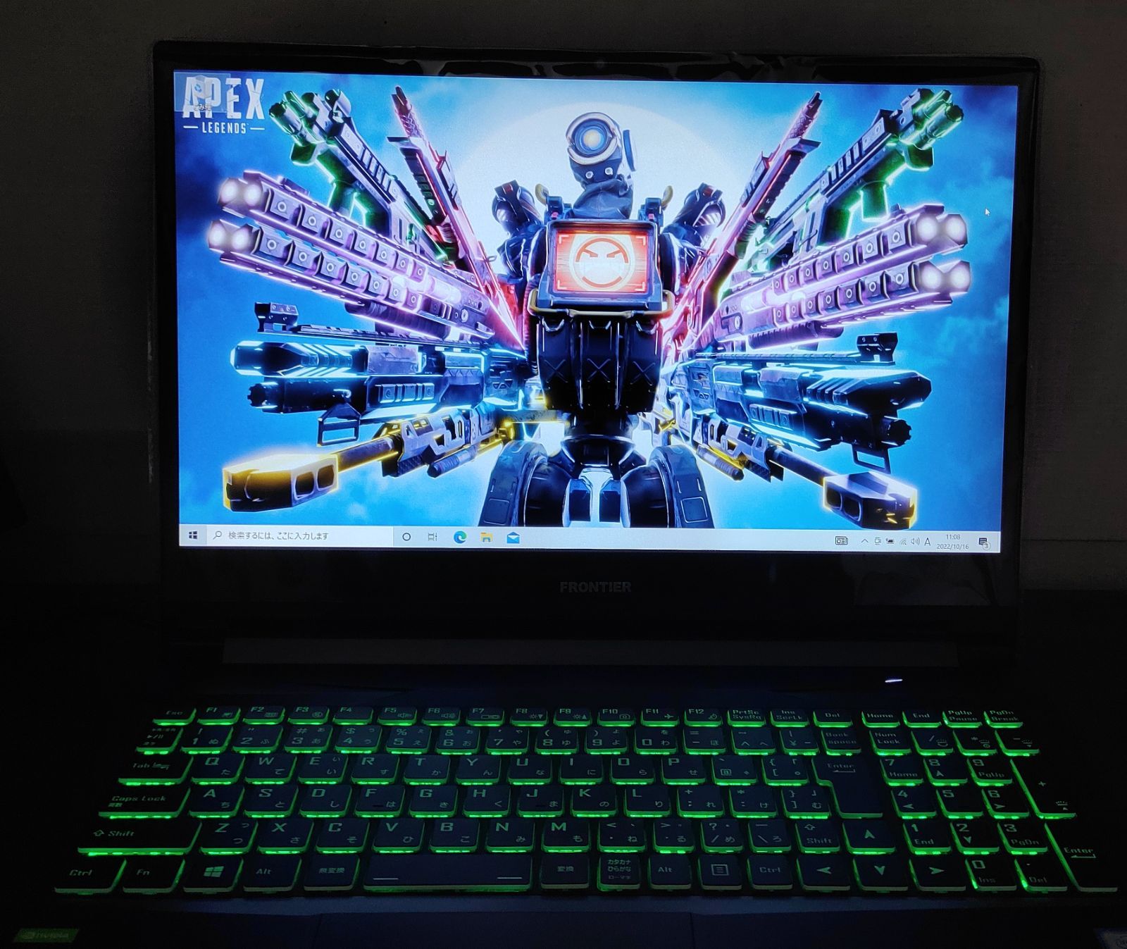 Frontier GNシリーズ ゲーミングノートPC 1660Ti 9750H Frontier GNシリーズ ゲーミングノートPC 1660Ti 9750H