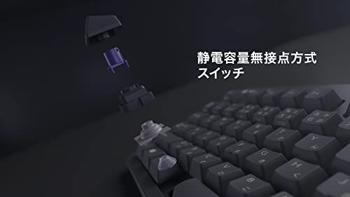 TKLサイズ91キー 静音 ブラック&ダークグレー All45g REALFORCE R3