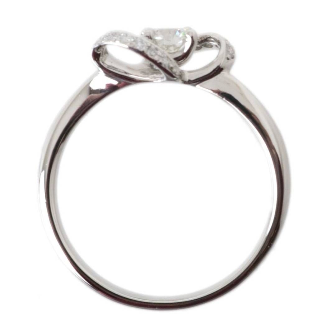 Pt900 プラチナ ダイヤ デザイン リング 指輪 0.322ct 0.10ct 15