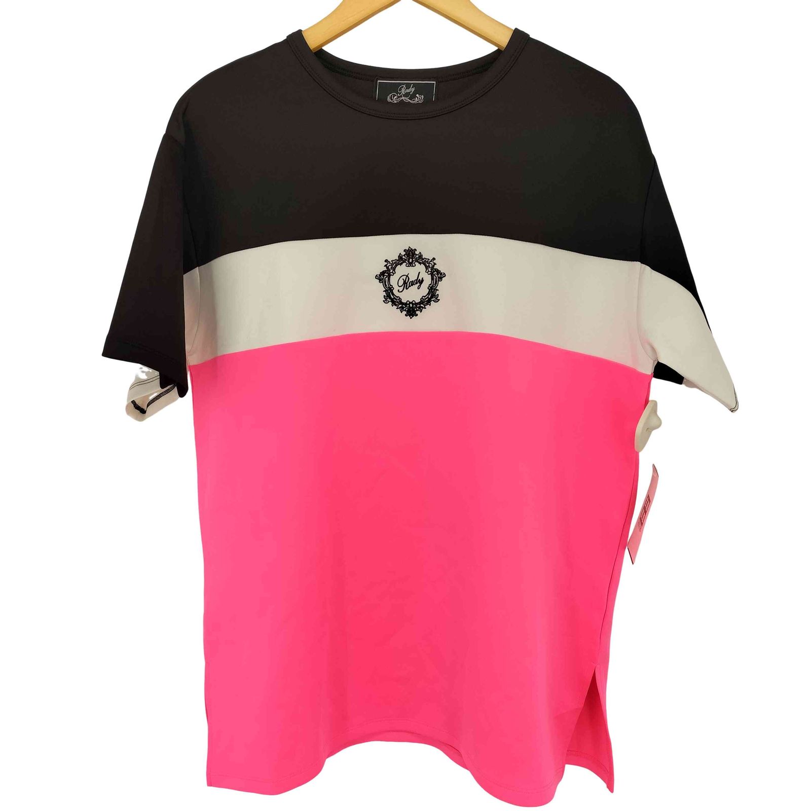 レディ Rady カラーブロック 半袖Tシャツ レディース JPN：S