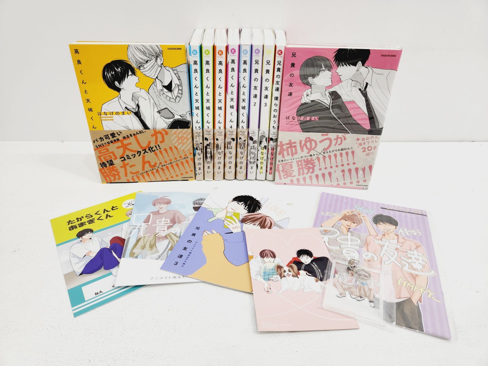 高良くんと天城くん」「兄貴の友達」10冊セット はなげのまい