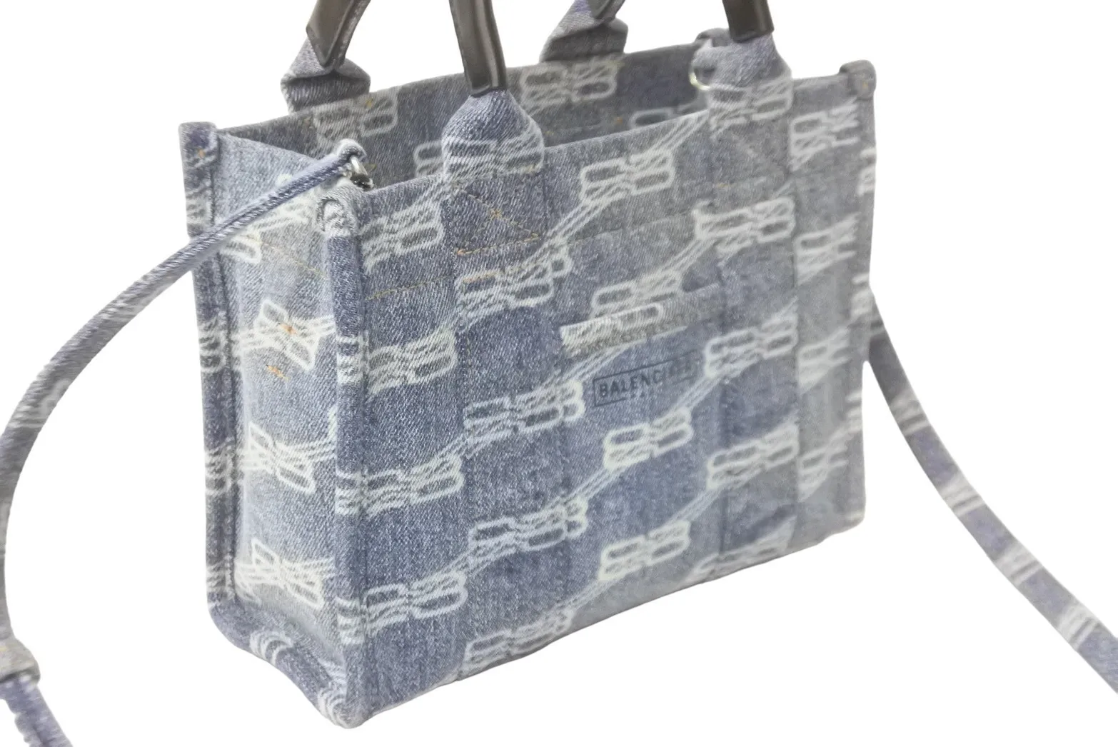 BALENCIAGA バレンシアガ 2WAYトートバッグ ハードウェアXS BBロゴ 