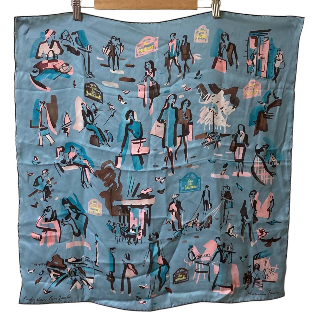 美品 HERMES エルメス Rendez vous Rive Gauche 左岸の