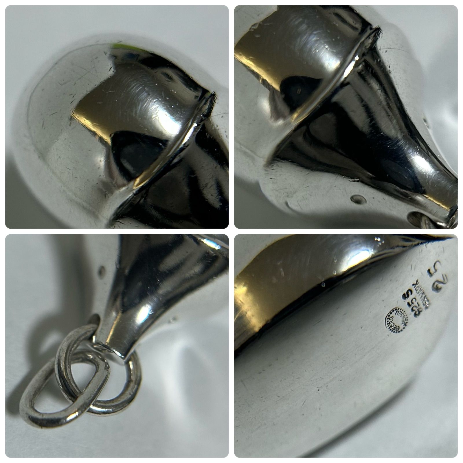 【銀製】ジョージジェンセン アクセサリー ハリネズミ　チャーム シルバー925 使用感有】 ジョージジェンセン ネックレス ペンダント トップ