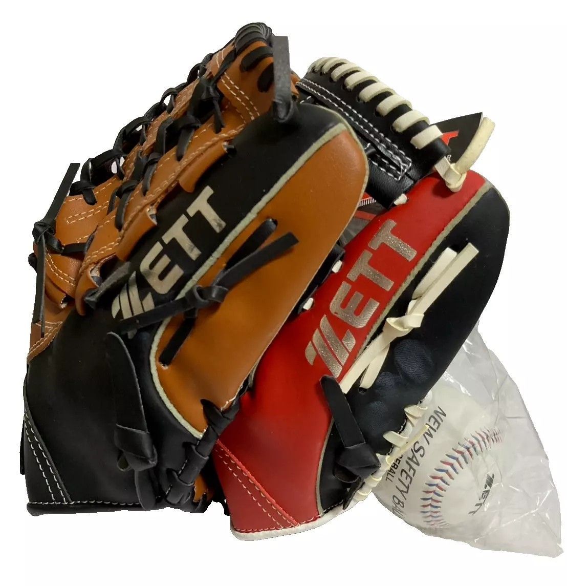 親子グローブセットZETT 野球グローブ レザー製野球グローブセット