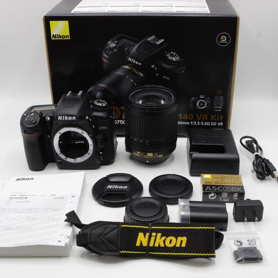 美品】Nikon D7500 18-140 VR レンズキット デジタル一眼レフカメラ D7500LK18-140 ニコン 本体 リファン  メルカリ