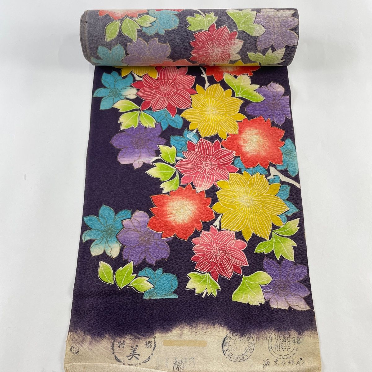 小紋 紋意匠 染め分け 伊と幸 正絹 反物 【公式通販】