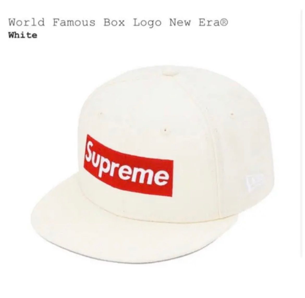 Supreme World Box Logo New Era Cap 7 1/4 - メルカリ