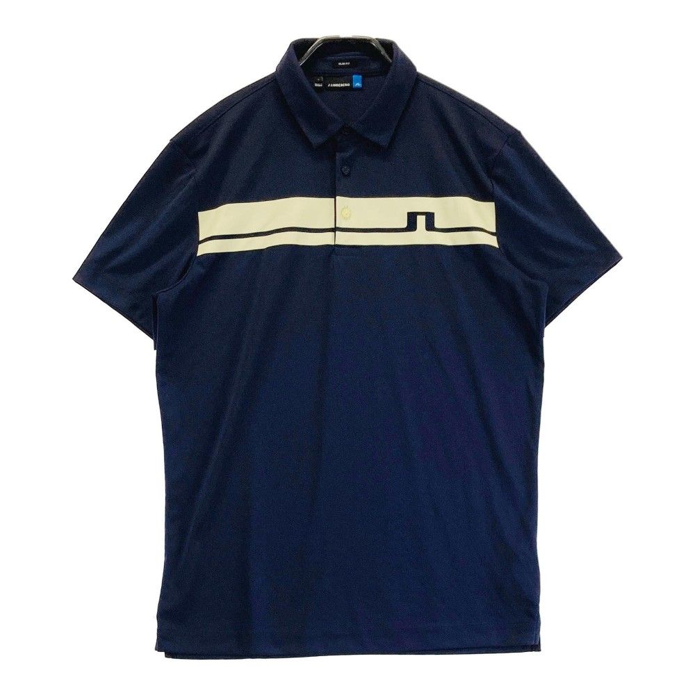 J.Lindeberg ネイビー ポロシャツ L
