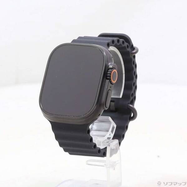 〔 品〕 Apple Watch Ultra 2 GPS Cellular 49mm ブラックチタニウムケース ブラックオーシャンバンド 344