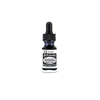その他 Dr. Ph. Martin's Synchromatic Transparent Water Color 0.5 oz Black (33) i8my1cf Dr. Ph. Martin's Synchromatic Transparent Water Color 0.5 oz Black