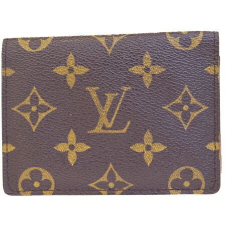 【中古】 外美品 ルイヴィトン LOUIS VUITTON ポルト 2 カルト ヴェルティカル パスケース 定期入れ モノグラム レザー M60533 01EF412
