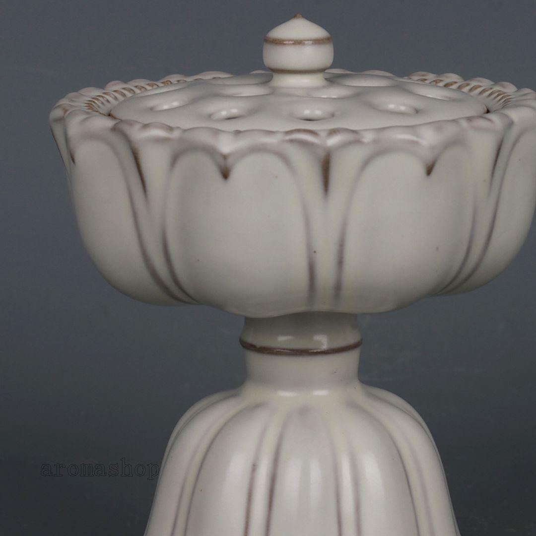 宋汝窯月牙白釉提梁壺 急須 工芸品 美術品 置物（欣赏| 大英