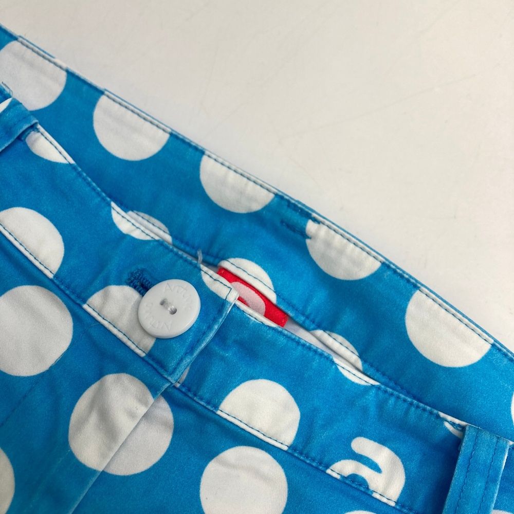 サイズ：38 ARCHIVIO アルチビオ ストレッチ パンツ ドット 総柄