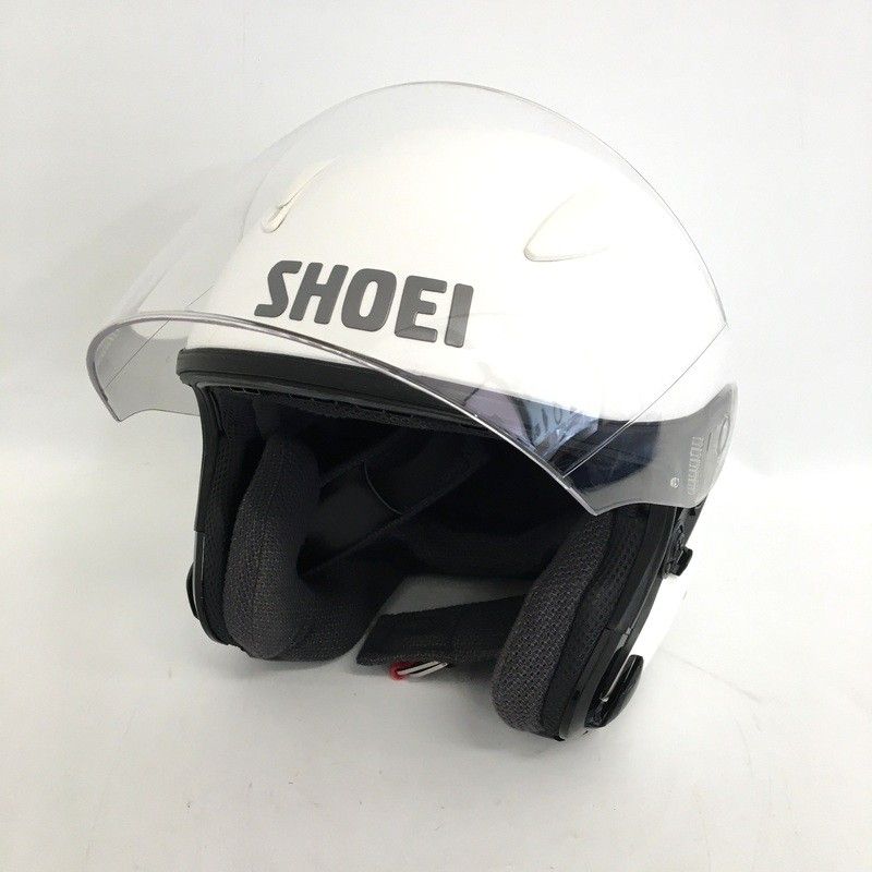 SHOEI J-STREAM ジェットヘルメット 除菌消臭済 Mサイズ ホワイト