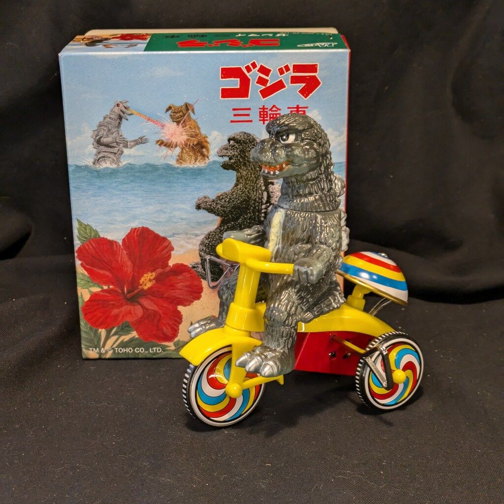 M1号 ブルマァクゼンマイ三輪車 74ゴジラ 三輪車