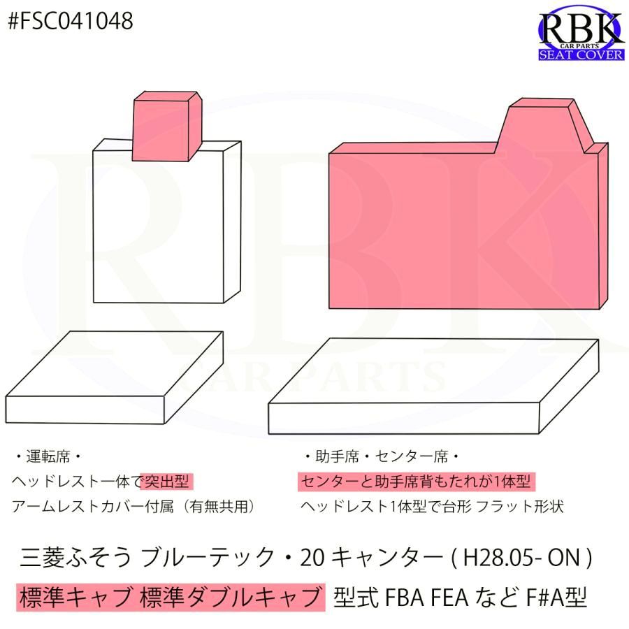 シートカバー ブルーテック 20 キャンター 標準 キャブ トラック 赤 黒 白 青 ステッチ 内装 部品 カスタム パーツ 日産 アトラス 三菱ふそう 商用 BRIGHTFACE_UK