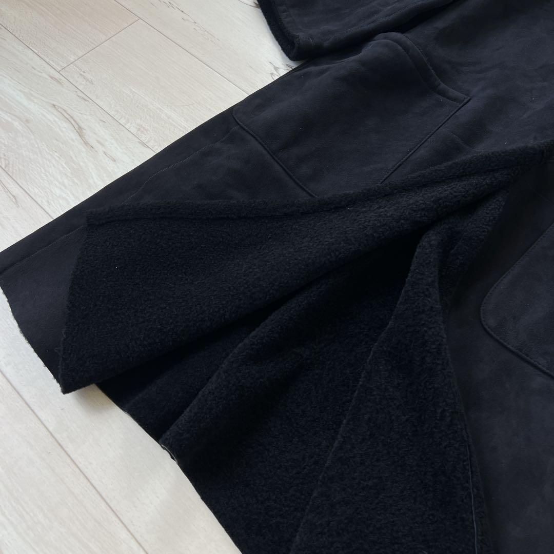 近年タグ ヨシエイナバ ノー ロングムートンコート 裏ボア GULLKHAN_COM