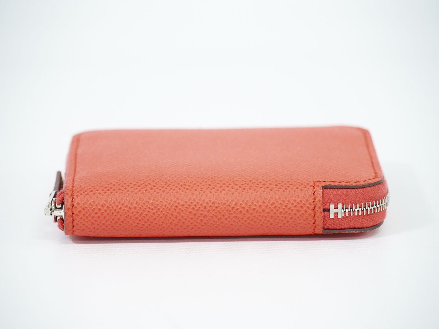 HERMES　入手困難　シルクイン　ヴォー・エプソン　コインパース　オレンジ 本物 エルメス HERMES アザップ コンパクト シルクイン ヴォー