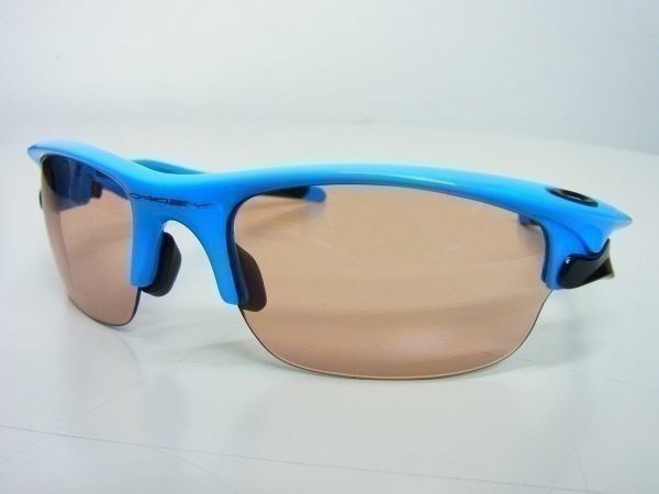 正規品★OAKLEY オークリー★FAST JACKET ファストジャケット　スポーツサングラス【OO9162-04】茶ブラウン青スカイブルー【本物保証】 正規品☆OAKLEY オークリー☆FAST JACKET ファストジャケット