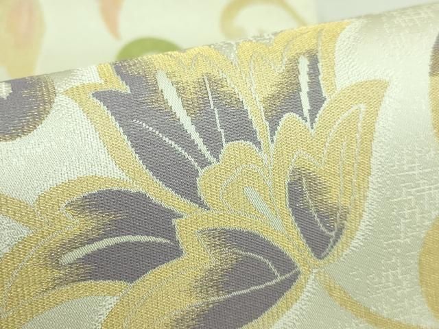 平和屋本店□極上 西陣 木野織物 菱屋善兵衛謹製 六通柄袋帯 更紗花