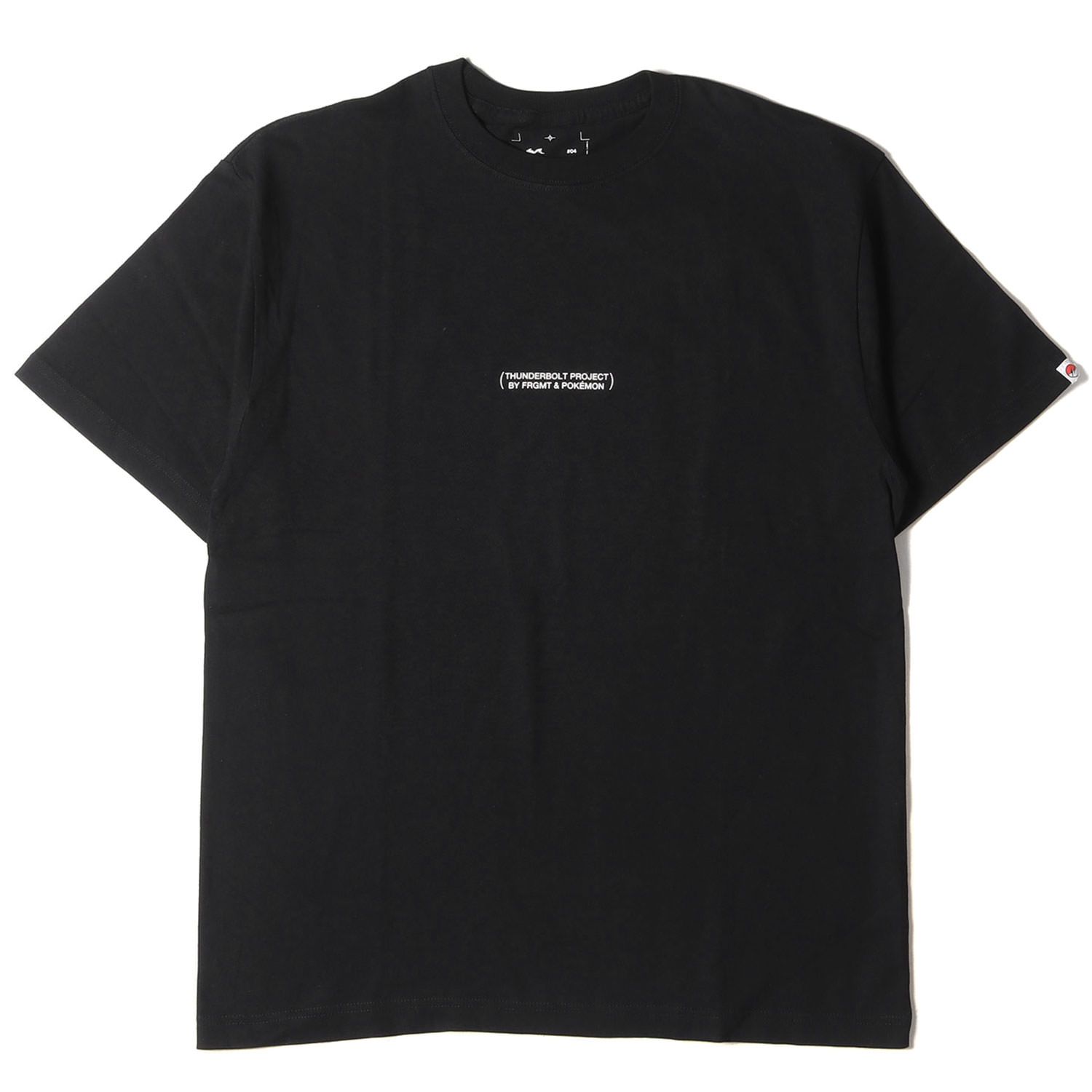特価再入荷新品 黒L THUNDERBOLT ピカチュウ Tシャツ Tシャツ/カットソー(半袖/袖なし)
