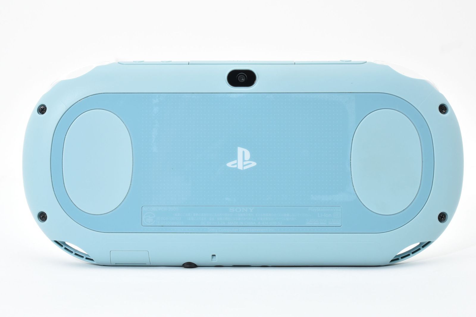 上 完動品 PS VITA PCH-2000ZA14 ライトブルー ホワイト 本体 プレイステーションヴィータ 携帯ゲーム機 SONY ソニー 動作良好 B1004