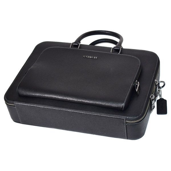 コーチ メンズ バッグ COACH レザー イーサン ブリーフ ダブルジップ