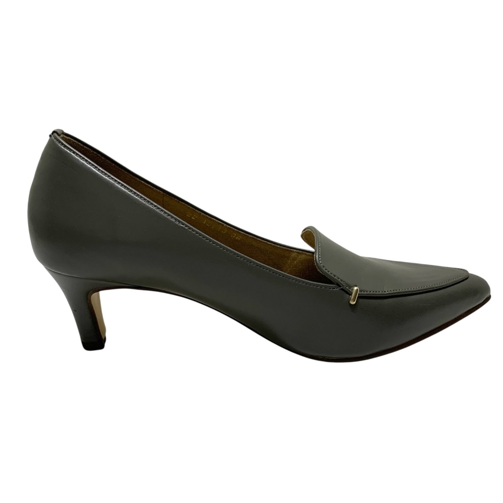 【美品】ルタロン (22.5) パンプス フラット ポインテッドトゥ 希少 ルタロン 【22.5】ポインテッドトゥ フラットシューズ パンプス