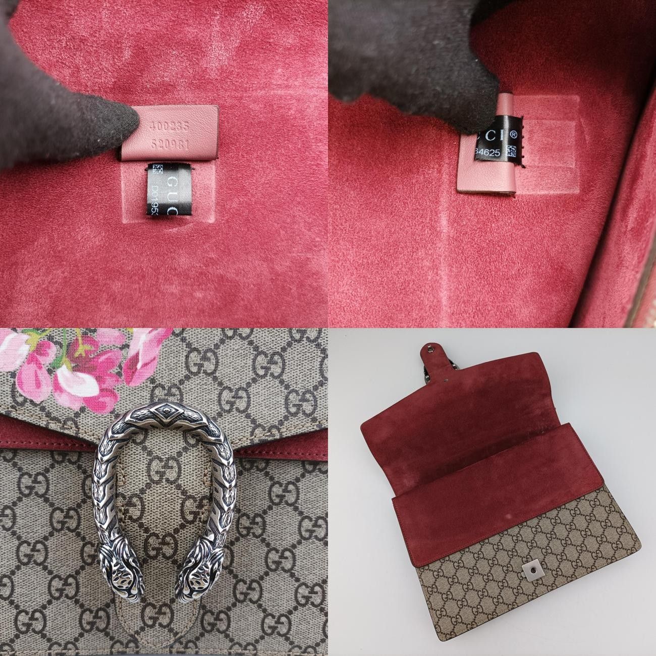 グッチGucciディオニュソスベージュ×レッド×マルチ