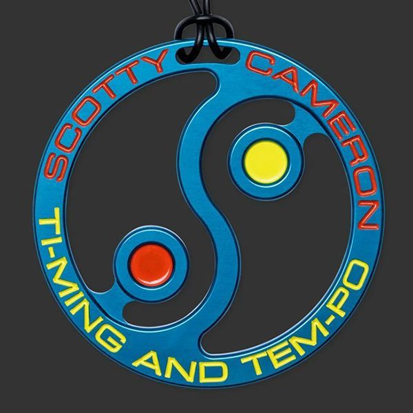 スコッティ キャメロン タイミングアンドテンポ バッグタグ ブルー スコッティキャメロン タイミングアンドテンポ 限定 バッグタグ ブルー