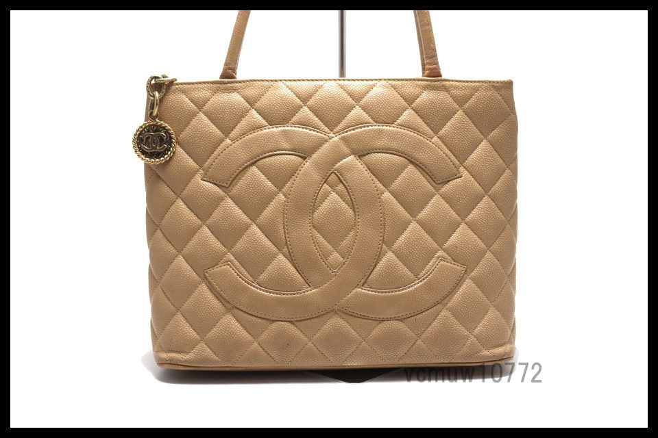希少美中古□CHANEL 7番台 キャビアスキン マトラッセ デカココ