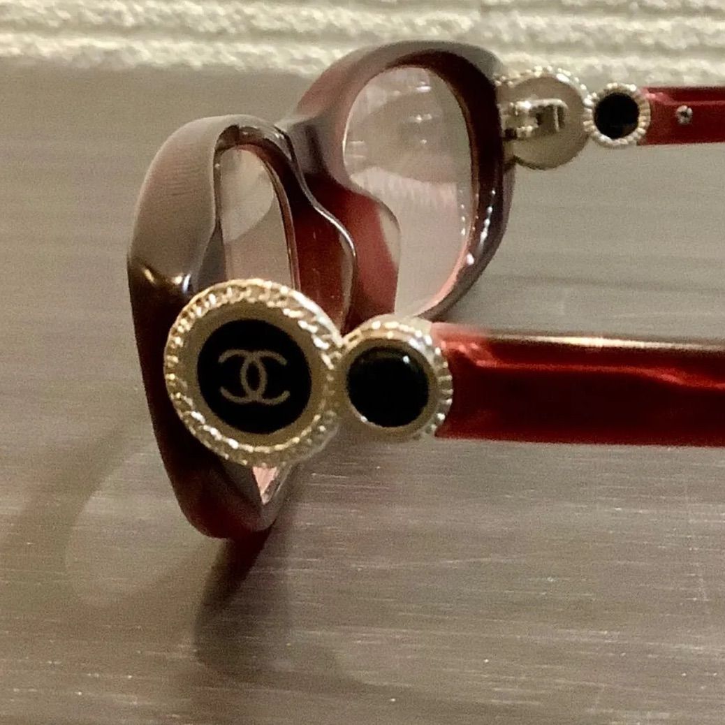 シャネル CHANEL 3201-A サークル ココマーク フレーム 眼鏡 メガネ  