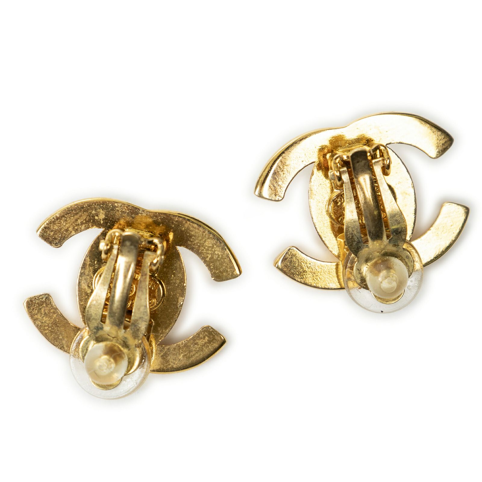 CHANEL シャネルココマーク ラウンド クリップタイプ イヤリング金金メッキA WWW_OLIVIERBERNSTEIN_COM