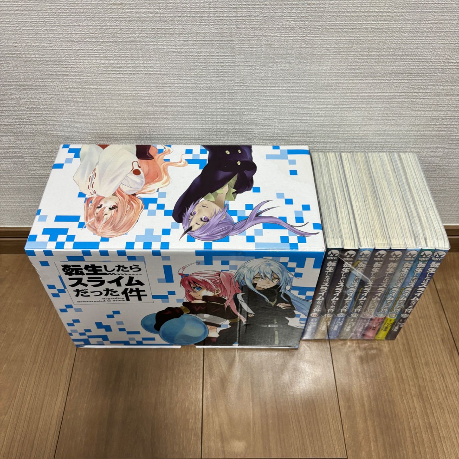 大人気】希少 転生したらスライムだった件 シュリンク付き多数 化粧箱入り BOX 全巻 セット - メルカリ