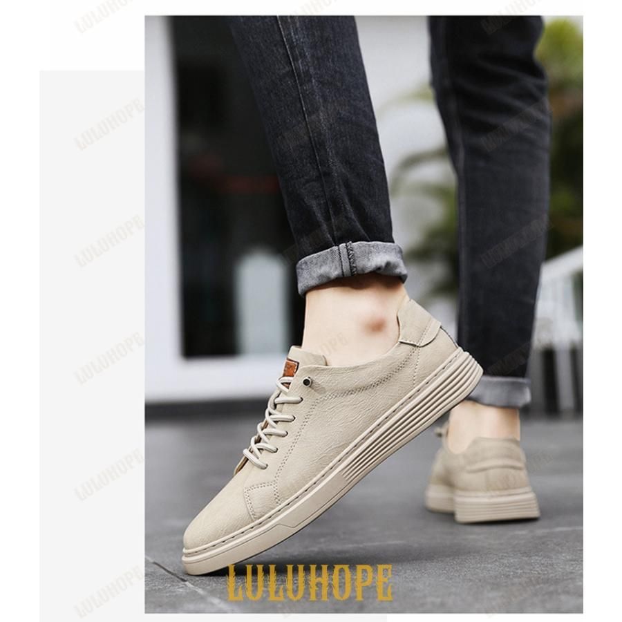 新品 メンズ ウォーキングシューズ レースアップ デッキシューズ 紳士靴 ローファー アウター 日常着 通気性 ブラウン26cm メンズ ビジネスシューズ ウォーキングシューズ ローファー 通気性