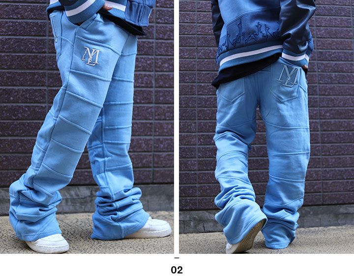 LIVE MECHANICS スウェットパンツ フレアパンツ ベルボトム フレアー