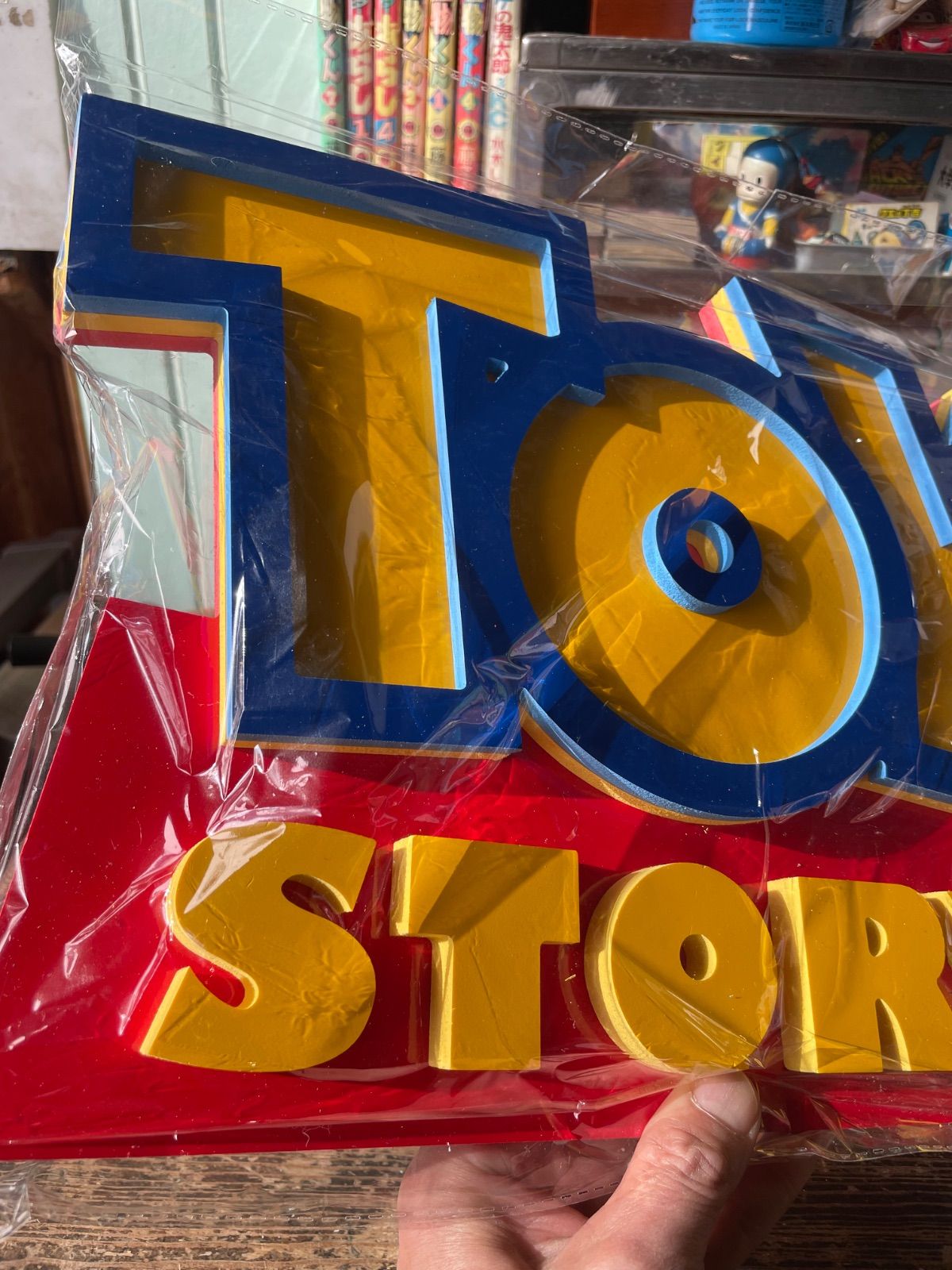 再入荷】TOYSTORY 貴重！トイストーリーロゴパネル大 40cm✖️27cm