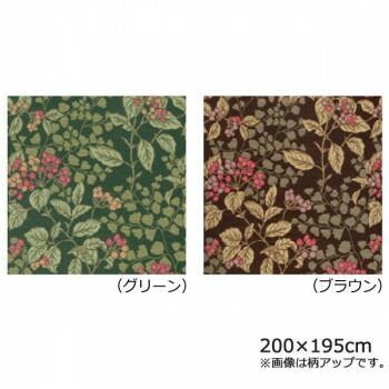 川島織物セルコン ジューンベリー マルチカバー 200×195cm HV1019S BR ブラウン