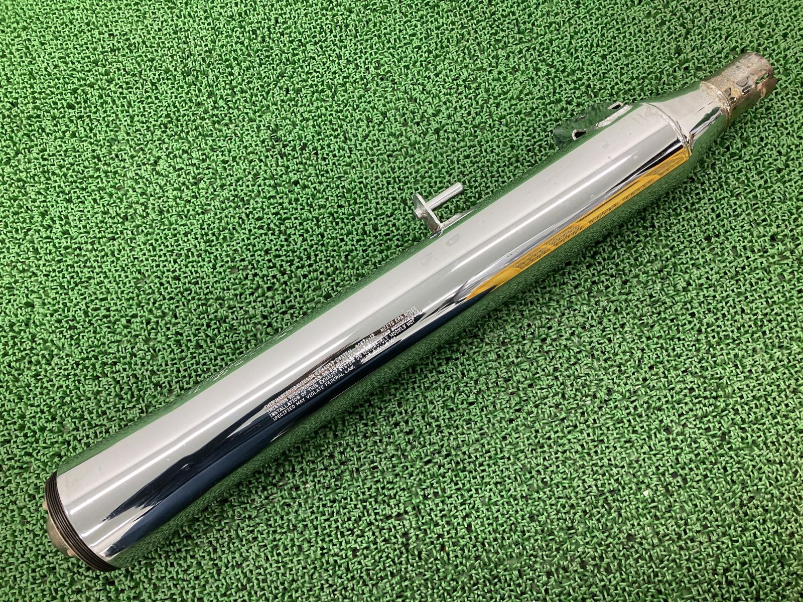 FLD1580 サイレンサーマフラー 80874-12 ハーレー 純正 中古 2012年式外し ダイナ スイッチバック スクリーミンイーグル オプション